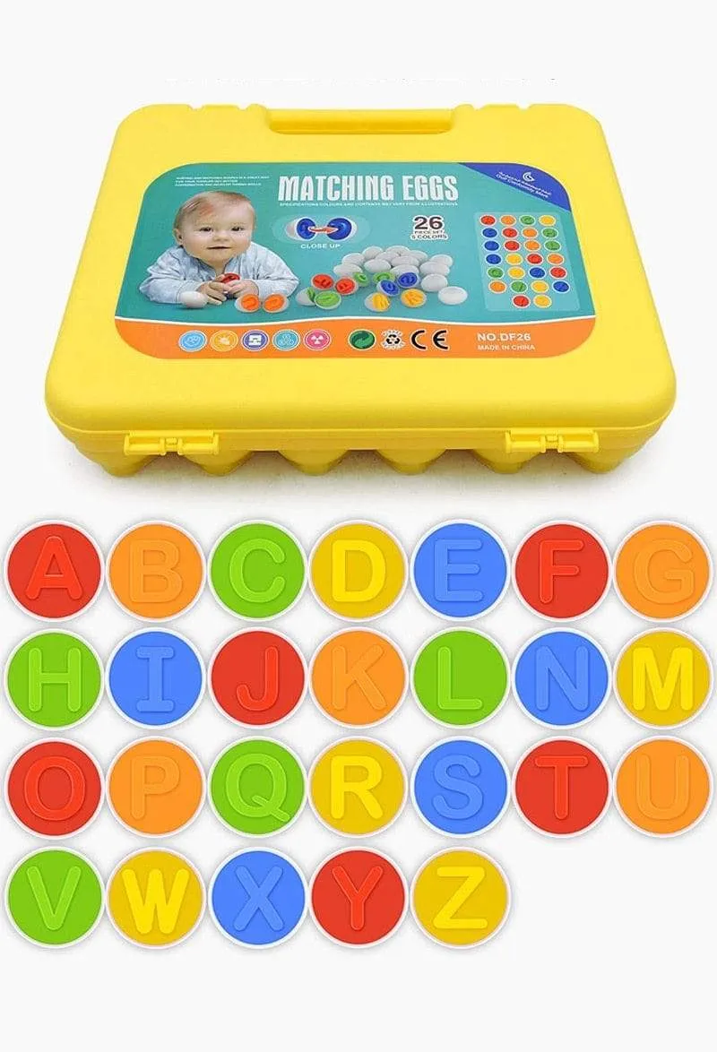 12PCS Montessori Learning Education Math Toys Kids Match Smart Eggs Screws 3D Puzzle Game For Children Educational Toys