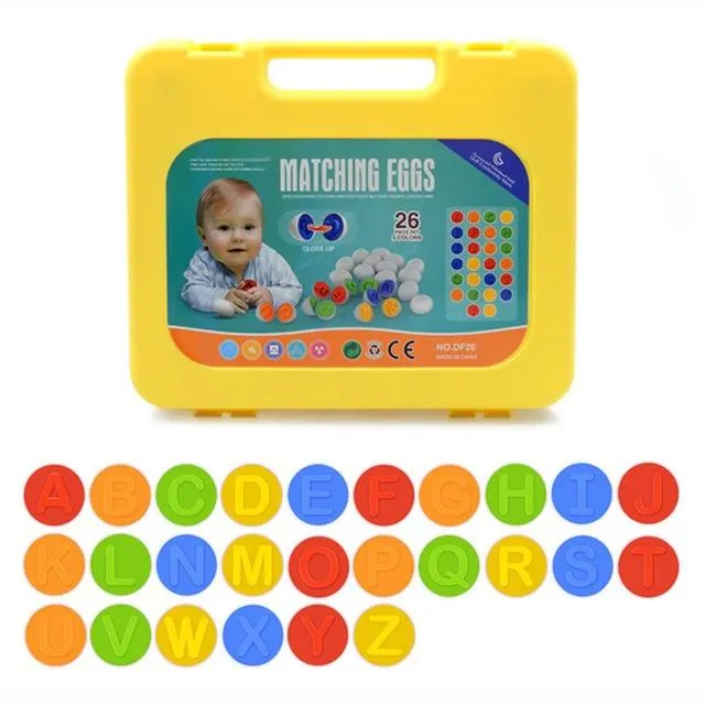 12PCS Montessori Learning Education Math Toys Kids Match Smart Eggs Screws 3D Puzzle Game For Children Educational Toys