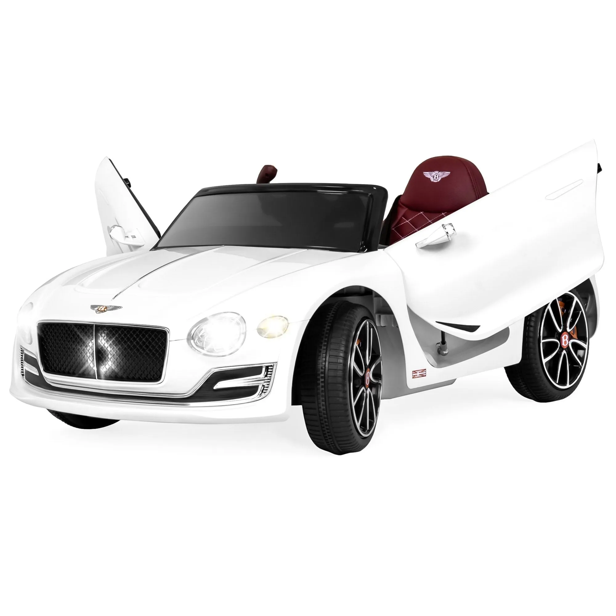 12V Kids Bentley Ride-On Car w/ Remote Control, 2 Speeds, AUX