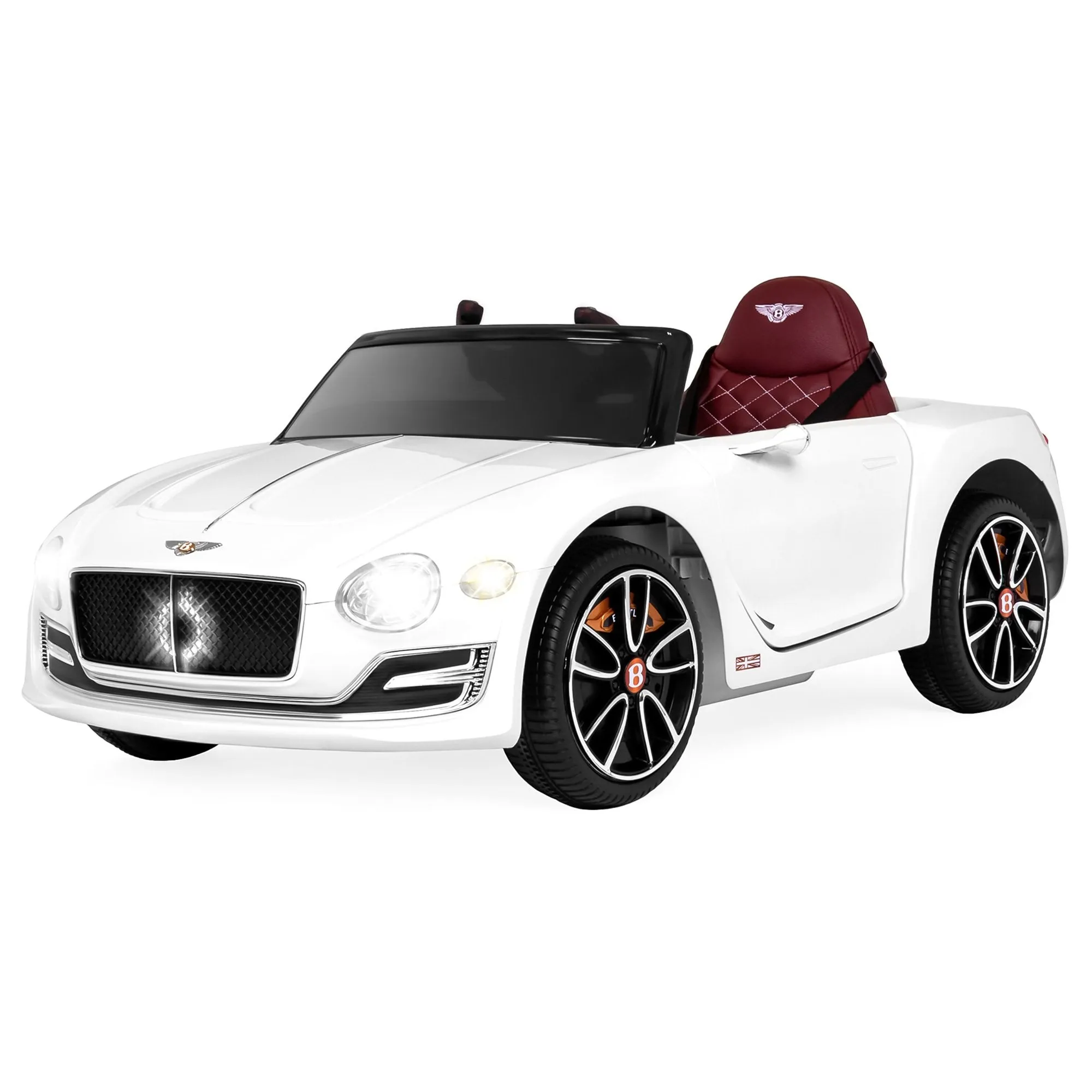 12V Kids Bentley Ride-On Car w/ Remote Control, 2 Speeds, AUX