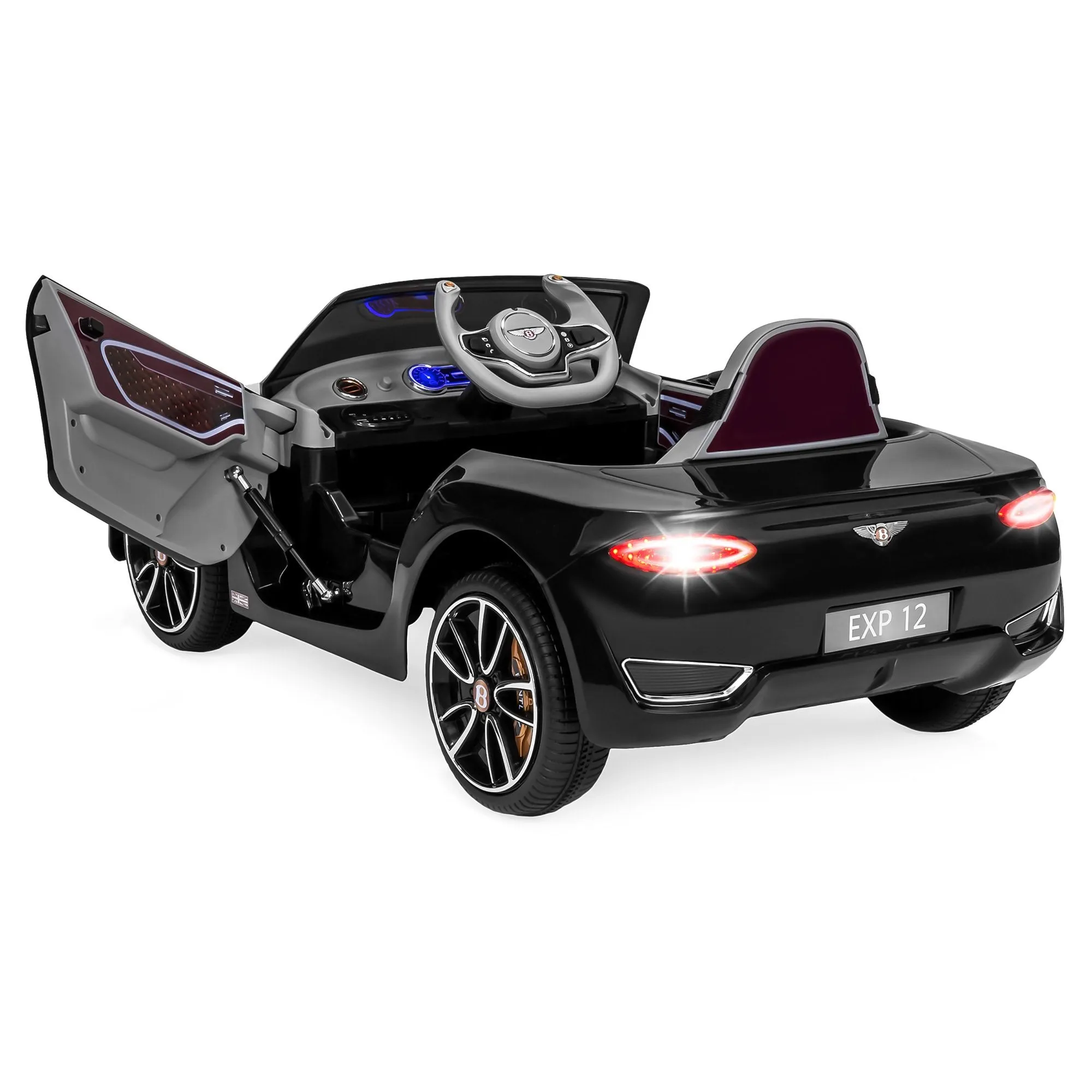 12V Kids Bentley Ride-On Car w/ Remote Control, 2 Speeds, AUX