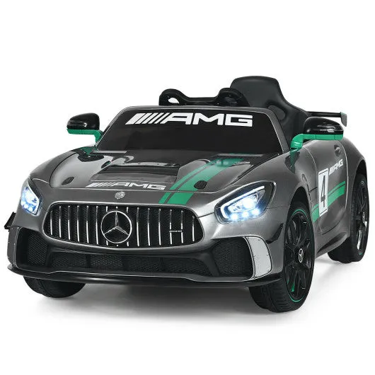 12V Kids Ride On Car with Remote Control-Silver