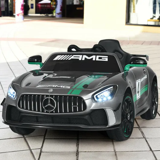 12V Kids Ride On Car with Remote Control-Silver