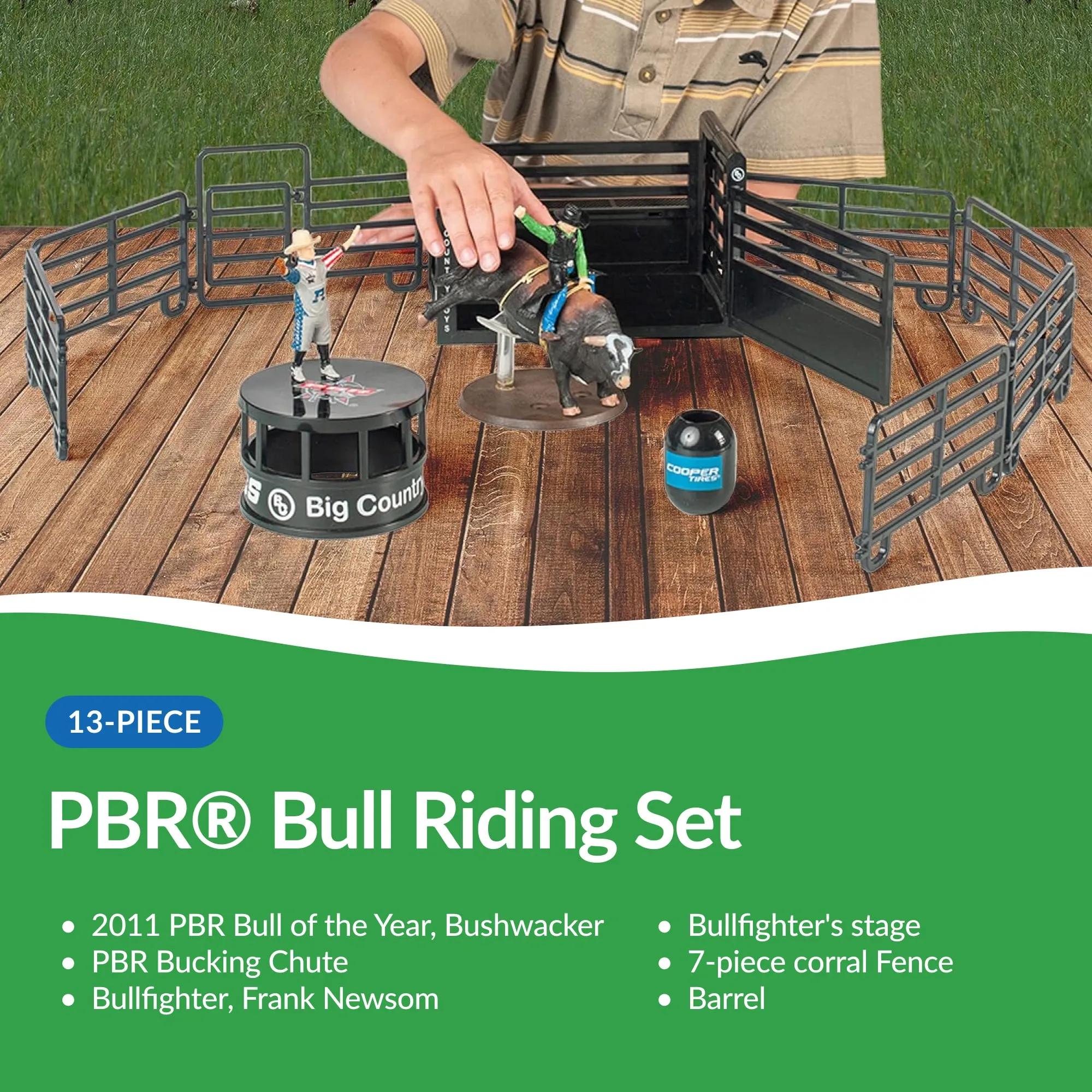 Complete 13-Piece PBR® Bull Riding Gear Set for Enthusiasts