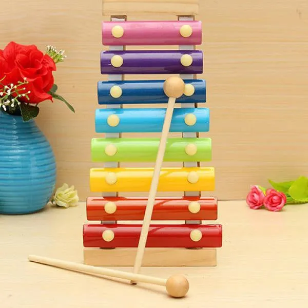 1912 Wooden Xylophone Musical Toy for Children (MultiColor)