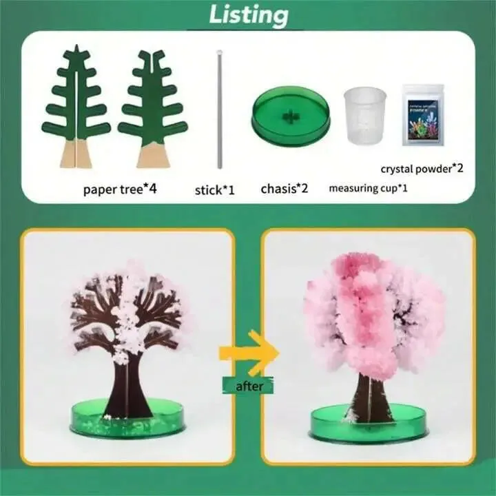 2 Types Magic Growing Christmas Tree