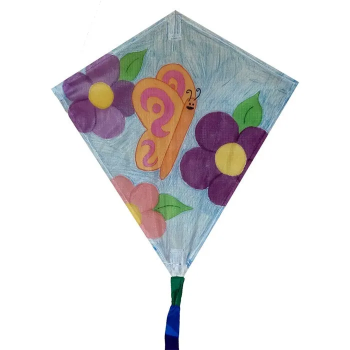 20" Diamond Coloring Kite W/ Crayons