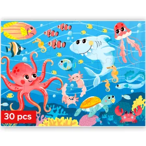 30 Pcs Jigsaw Puzzles for Kids | Sea World