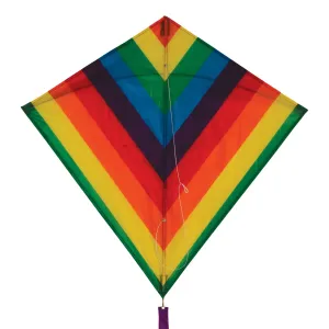 30" Rainbow Stripe Diamond Kite