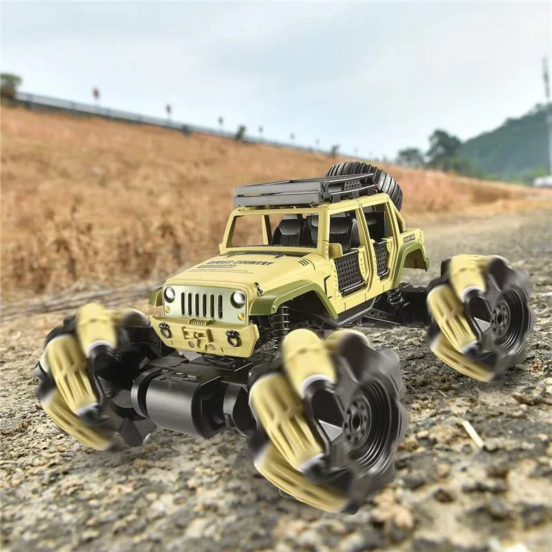 360 Degree Alloy Stunt RC Cars Toys 2.4G 4CH 1:16 Drift Dual Remote Control Car Model Gift For Kids Boy Birthday Christmas