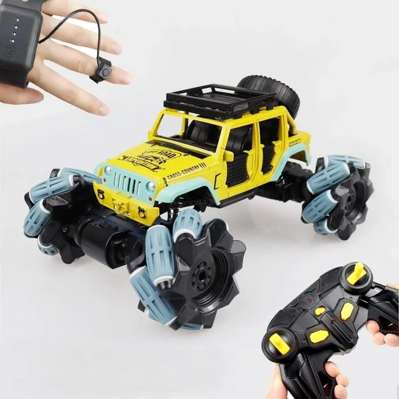 360 Degree Alloy Stunt RC Cars Toys 2.4G 4CH 1:16 Drift Dual Remote Control Car Model Gift For Kids Boy Birthday Christmas