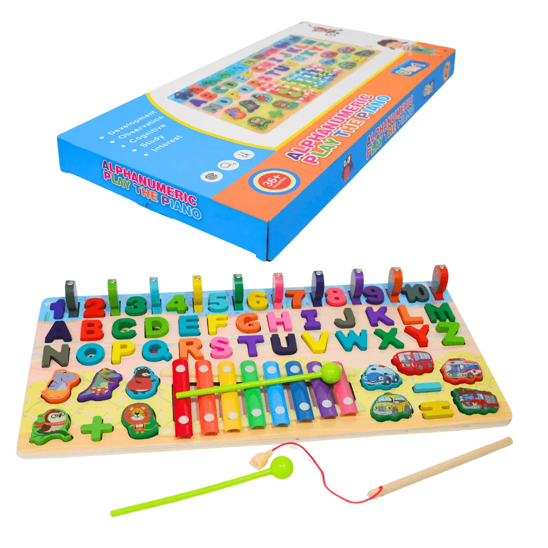 6 in 1 Alphanumeric Play the Piano for kids Age 3 