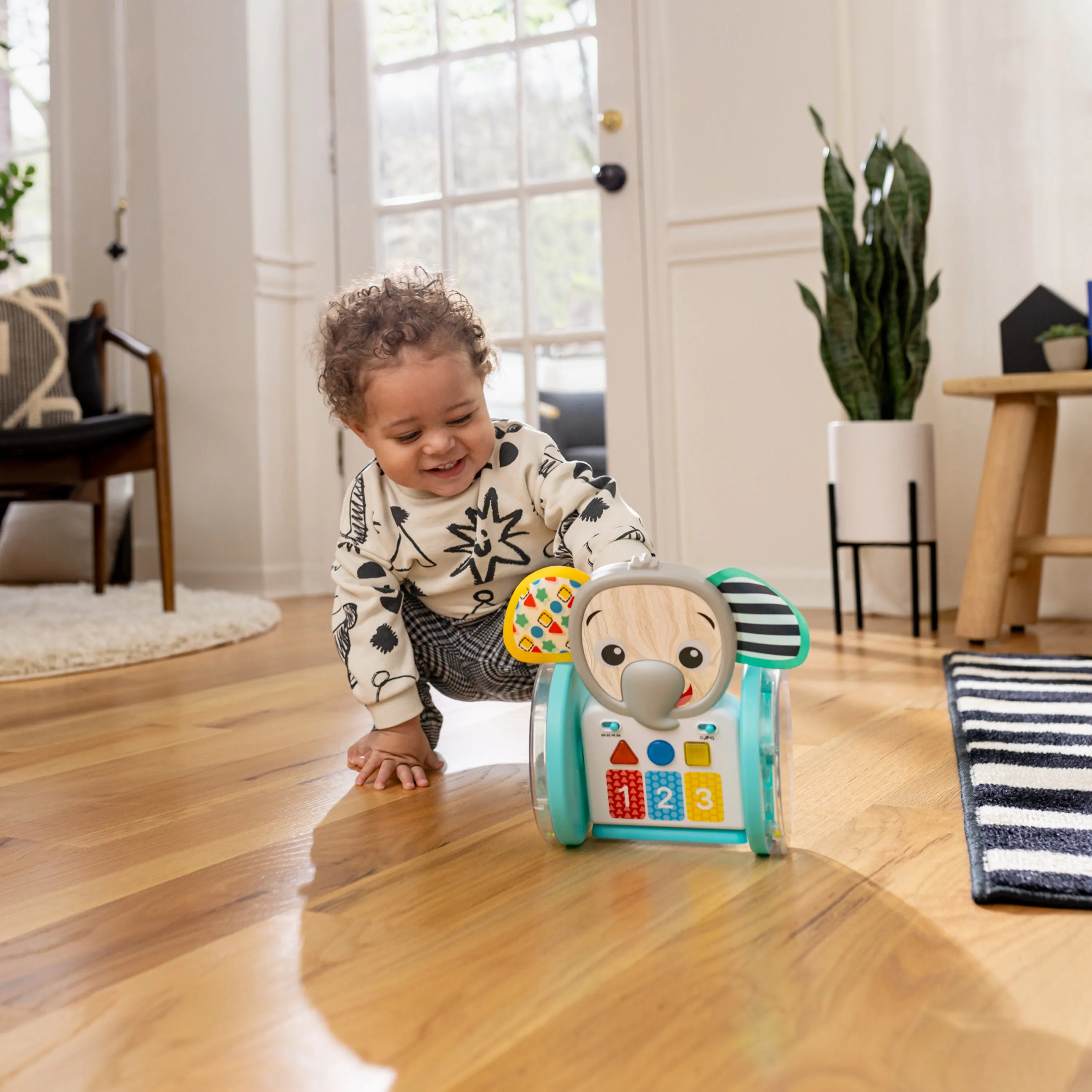 Baby Einstein Chase & Tap Earl Crawling Baby Toy