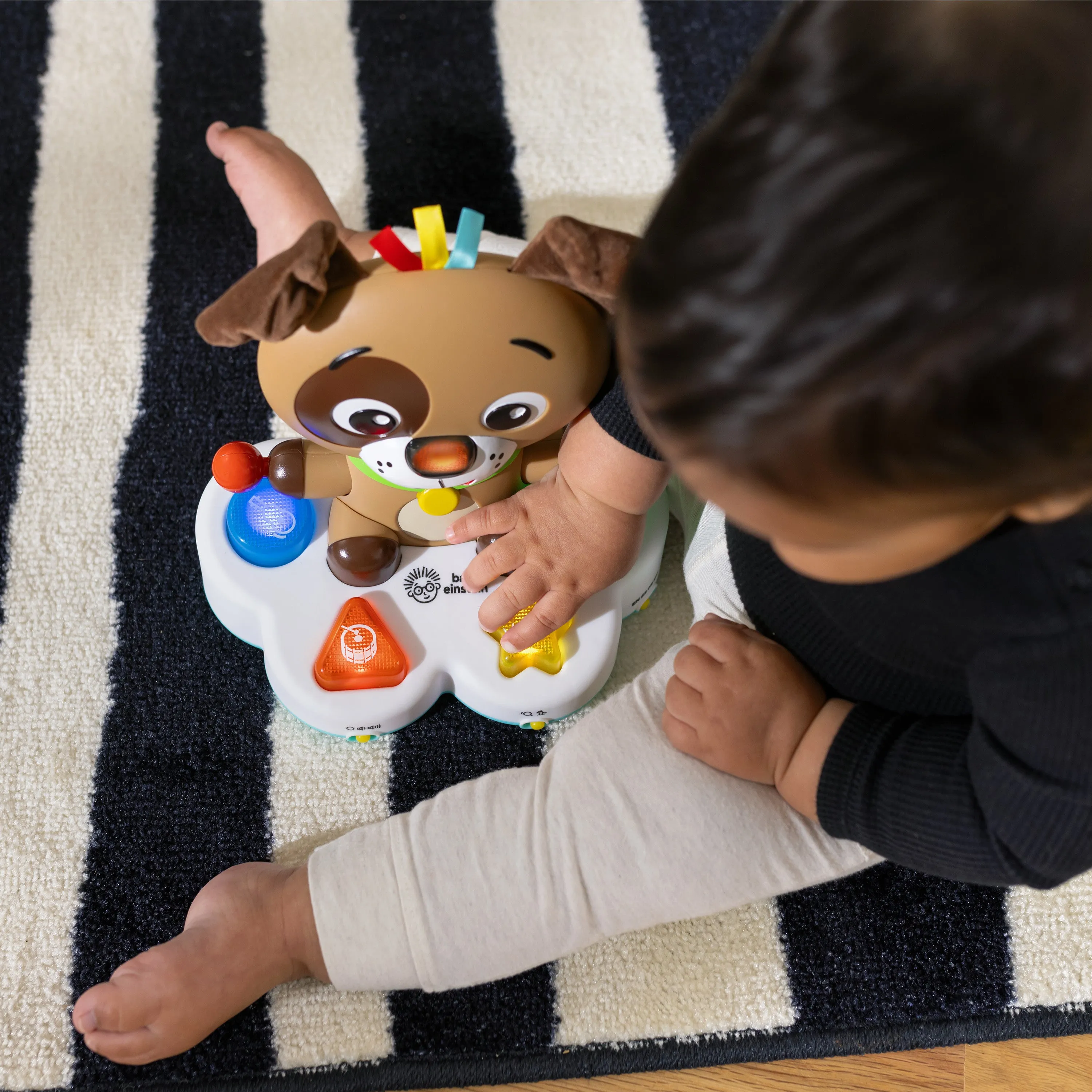 Baby Einstein Musical Learning Toy: Learn & Drum Dean, Suitable for Infants Aged 6  Months