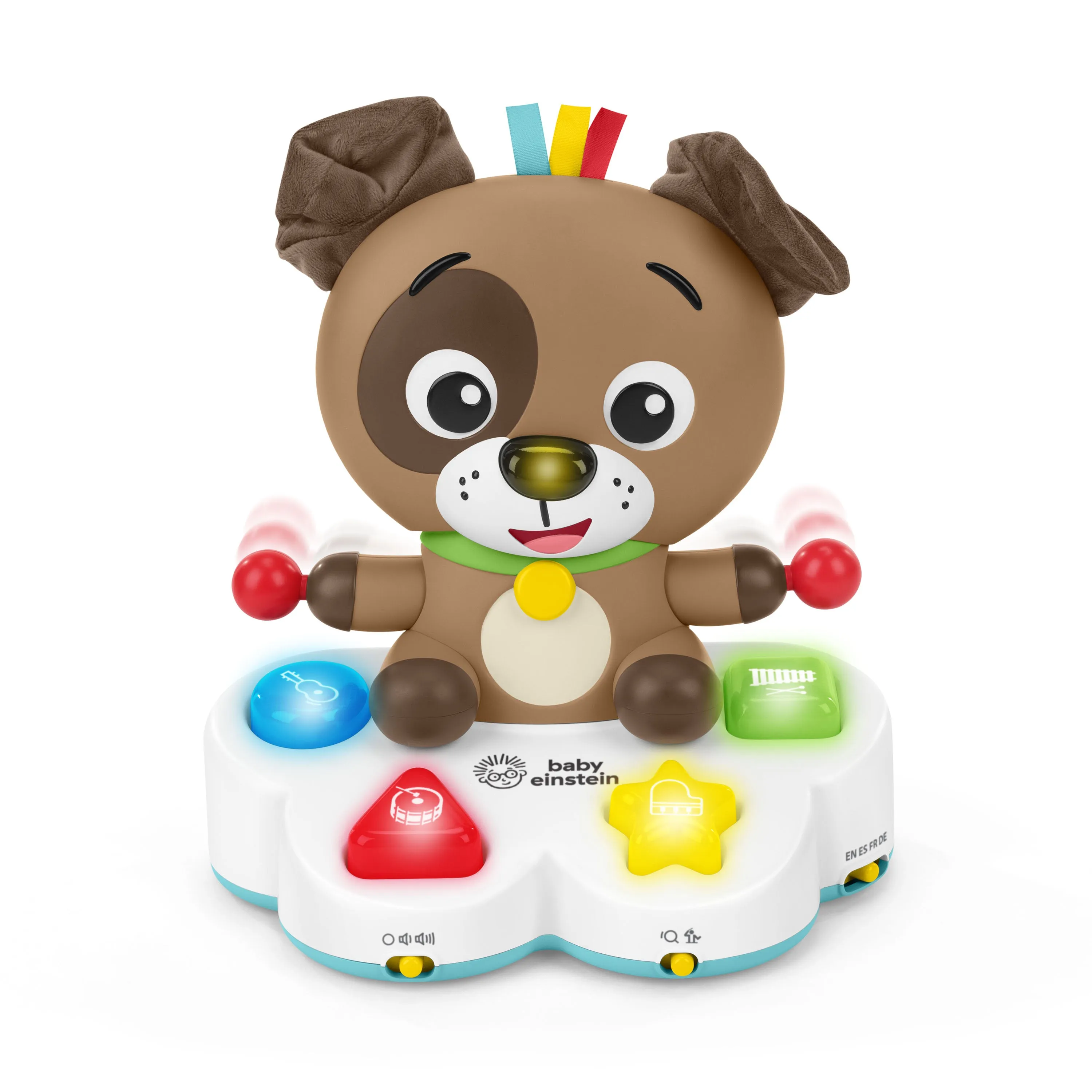 Baby Einstein Musical Learning Toy: Learn & Drum Dean, Suitable for Infants Aged 6  Months