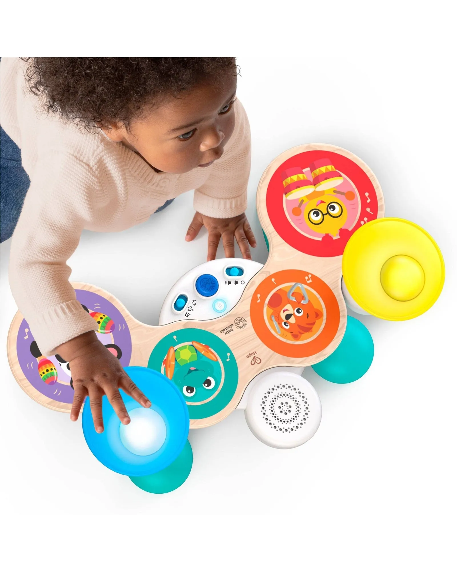 Baby Einstein Hape Together in Tune Drums Connected Magic Touch Drum Set