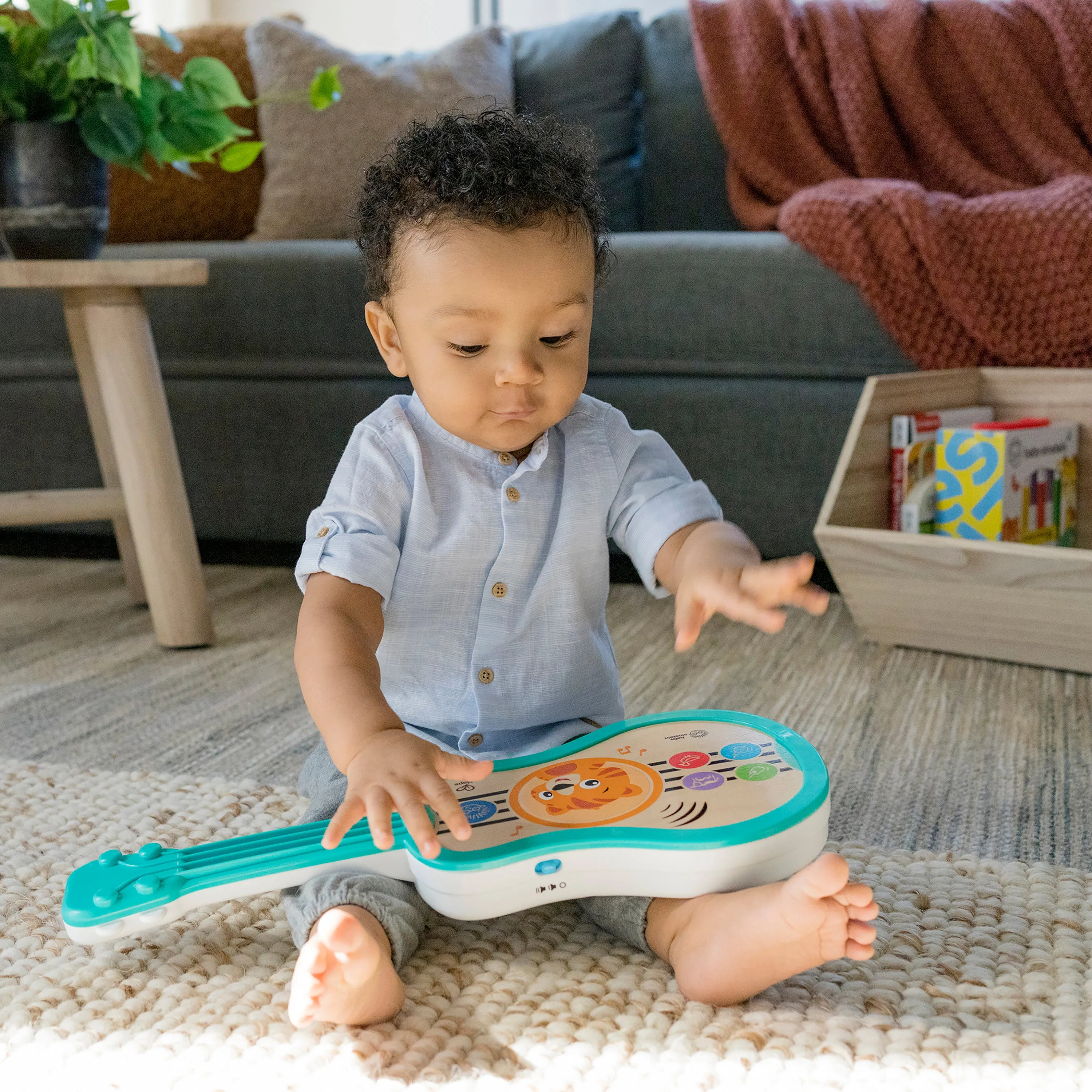 Baby Einstein Sing & Strum Magic Touch Ukulele Wooden Musical Baby Toy