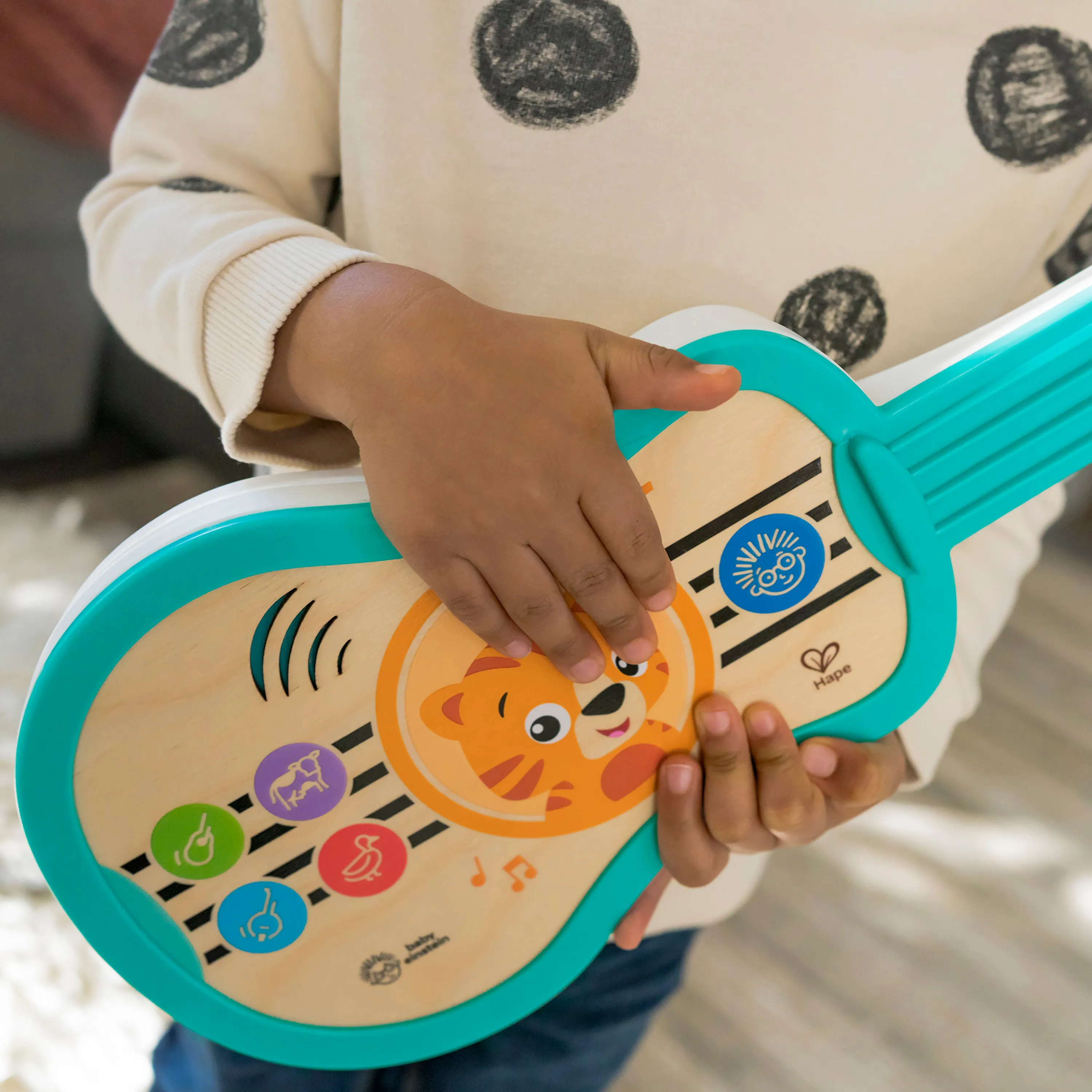 Baby Einstein Sing & Strum Magic Touch Ukulele Wooden Musical Baby Toy