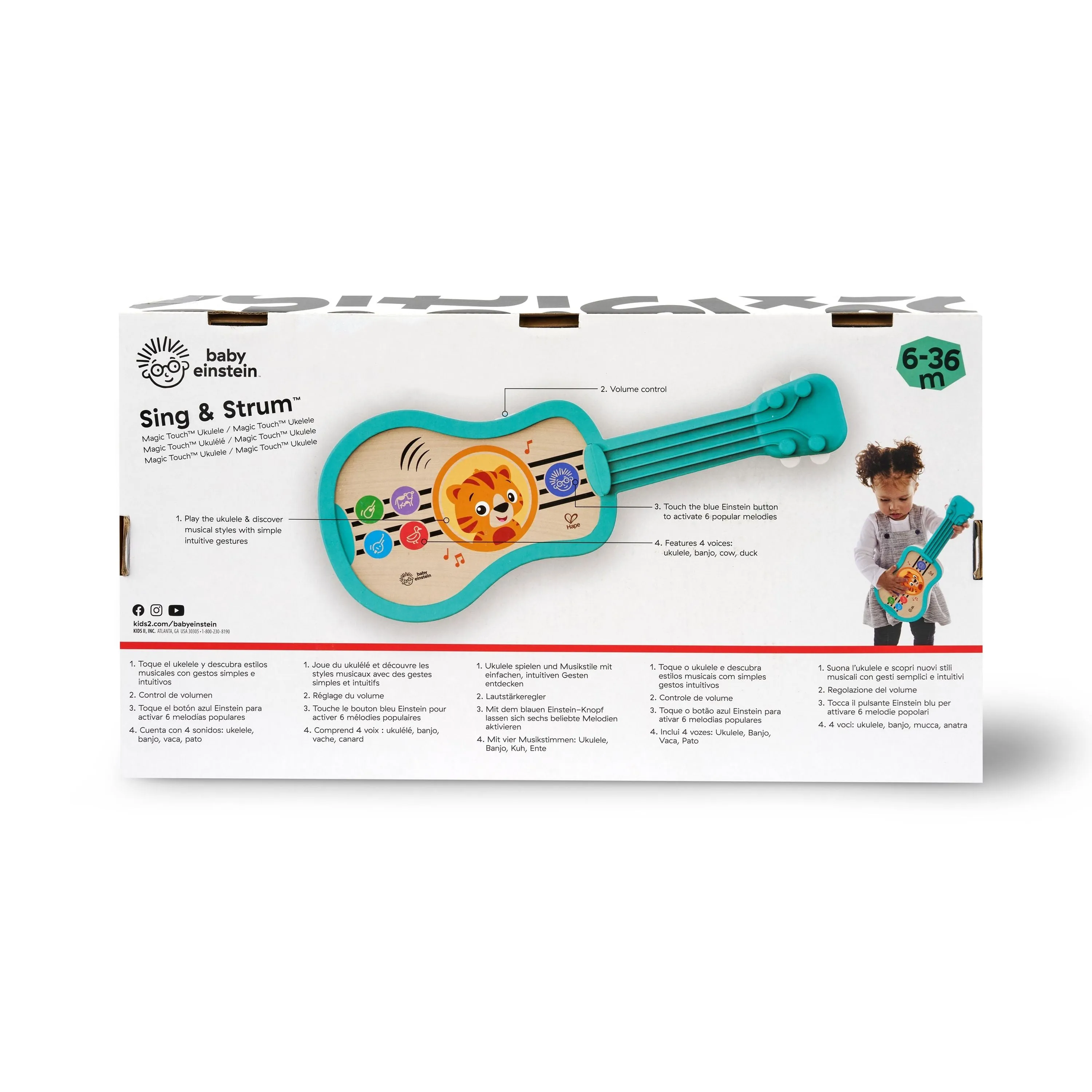 Baby Einstein Sing & Strum Magic Touch Ukulele