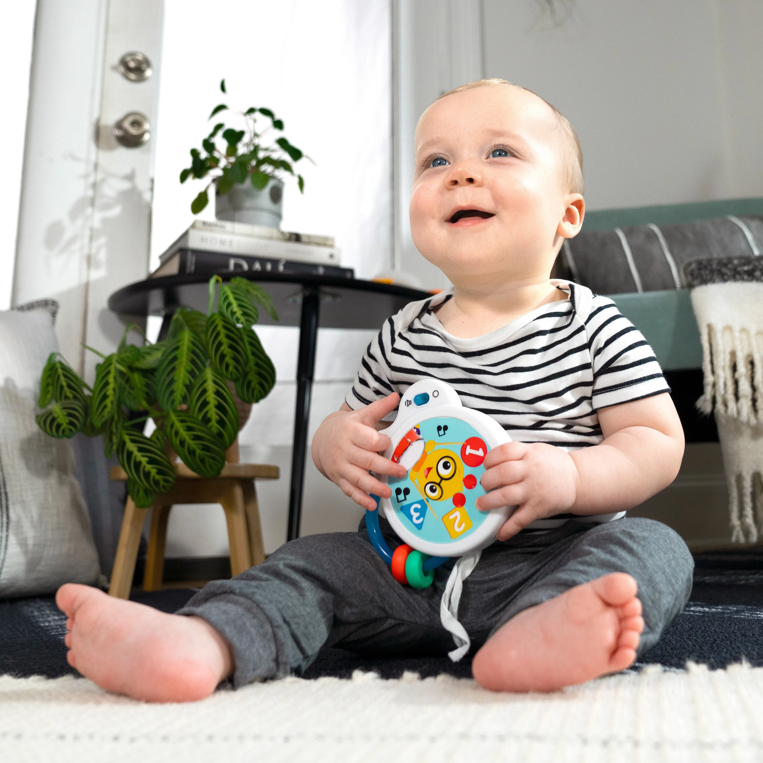 Baby Einstein Tiny Tempo Musical Toy Drum, Ages 3  months