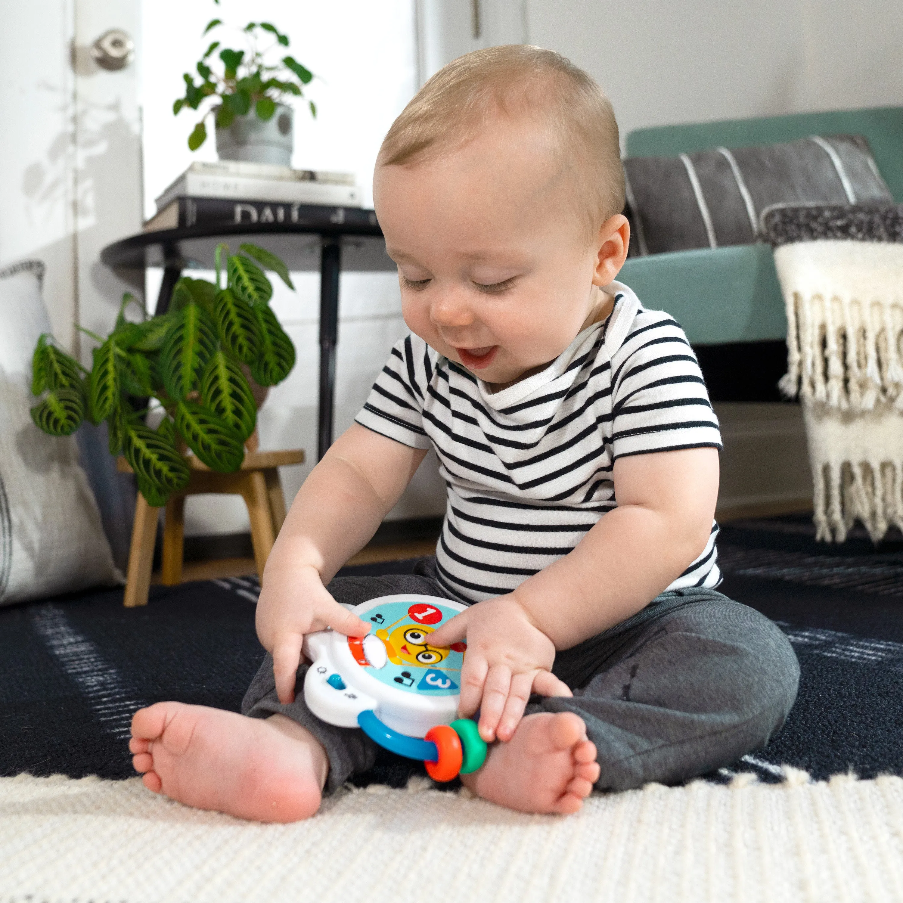 Baby Einstein Tiny Tempo Musical Toy Drum, Ages 3  months