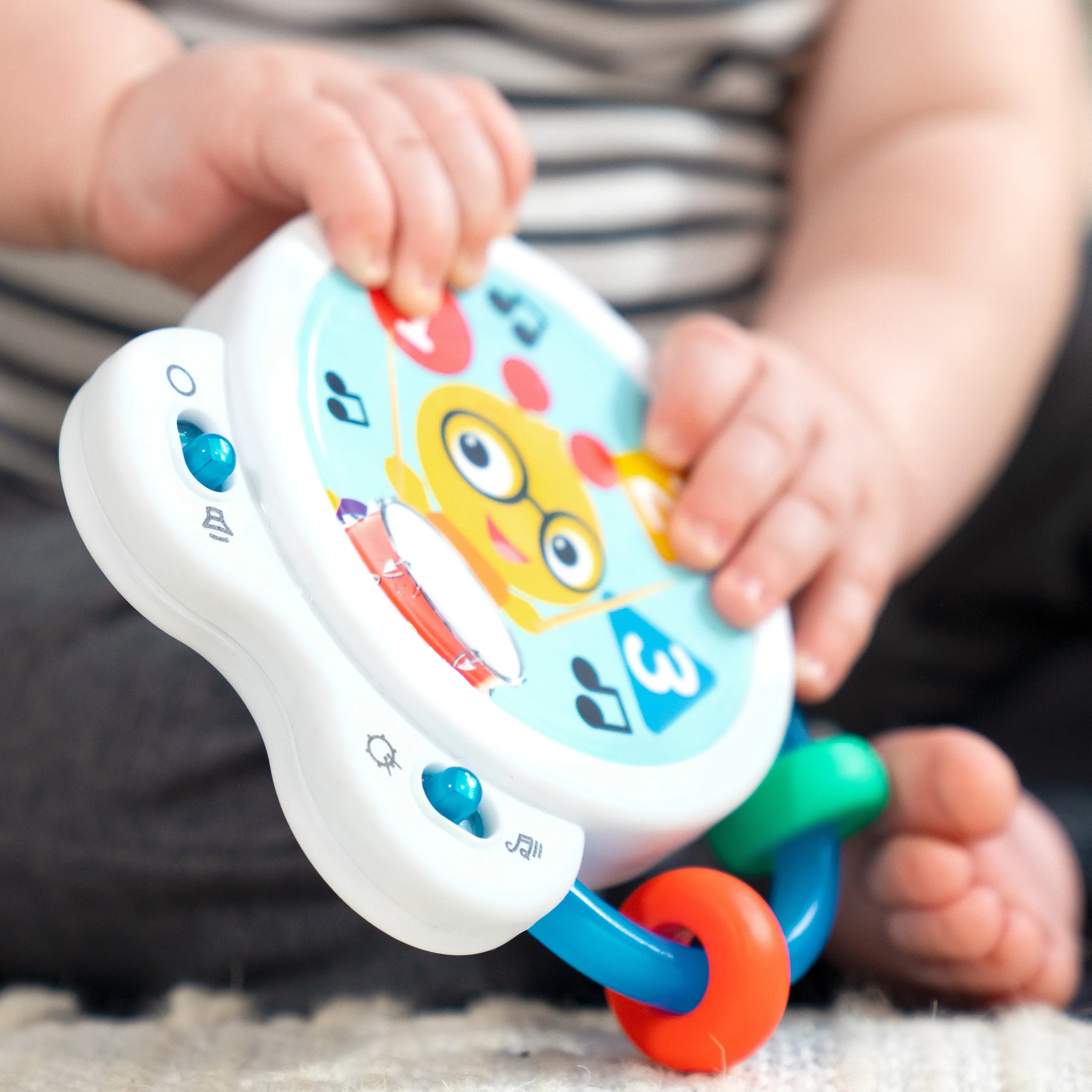 Baby Einstein Tiny Tempo Musical Toy Drum, Ages 3  months