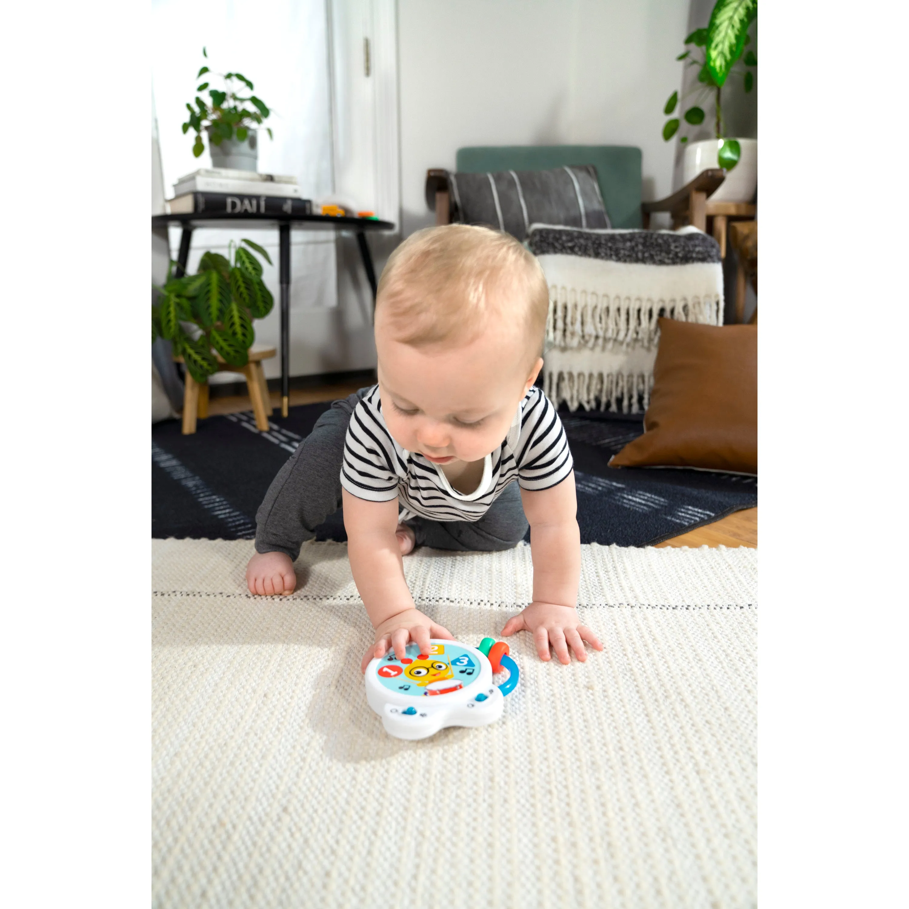 Baby Einstein Tiny Tempo Musical Toy Drum, Ages 3  months