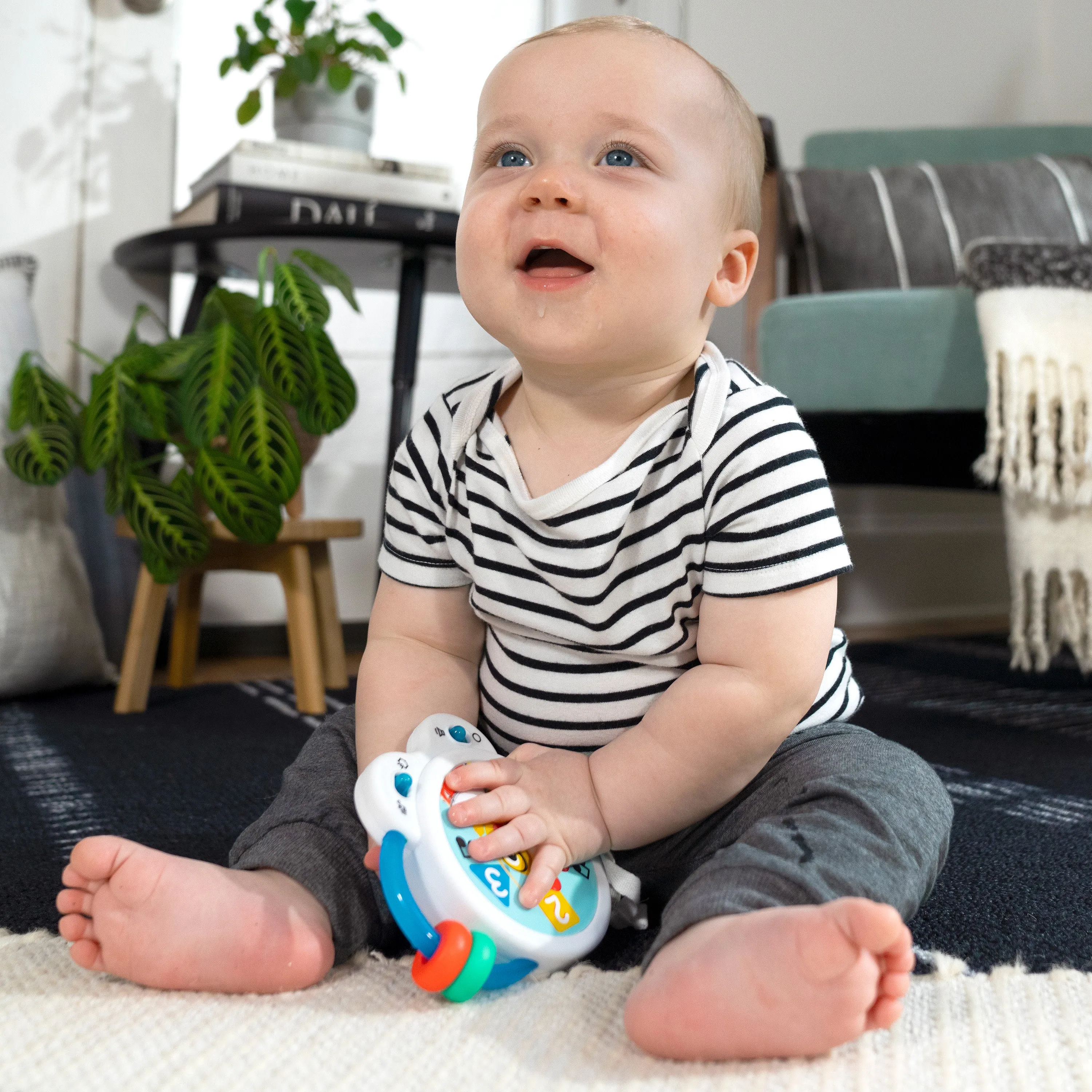 Baby Einstein Tiny Tempo Musical Toy Drum, Ages 3  months