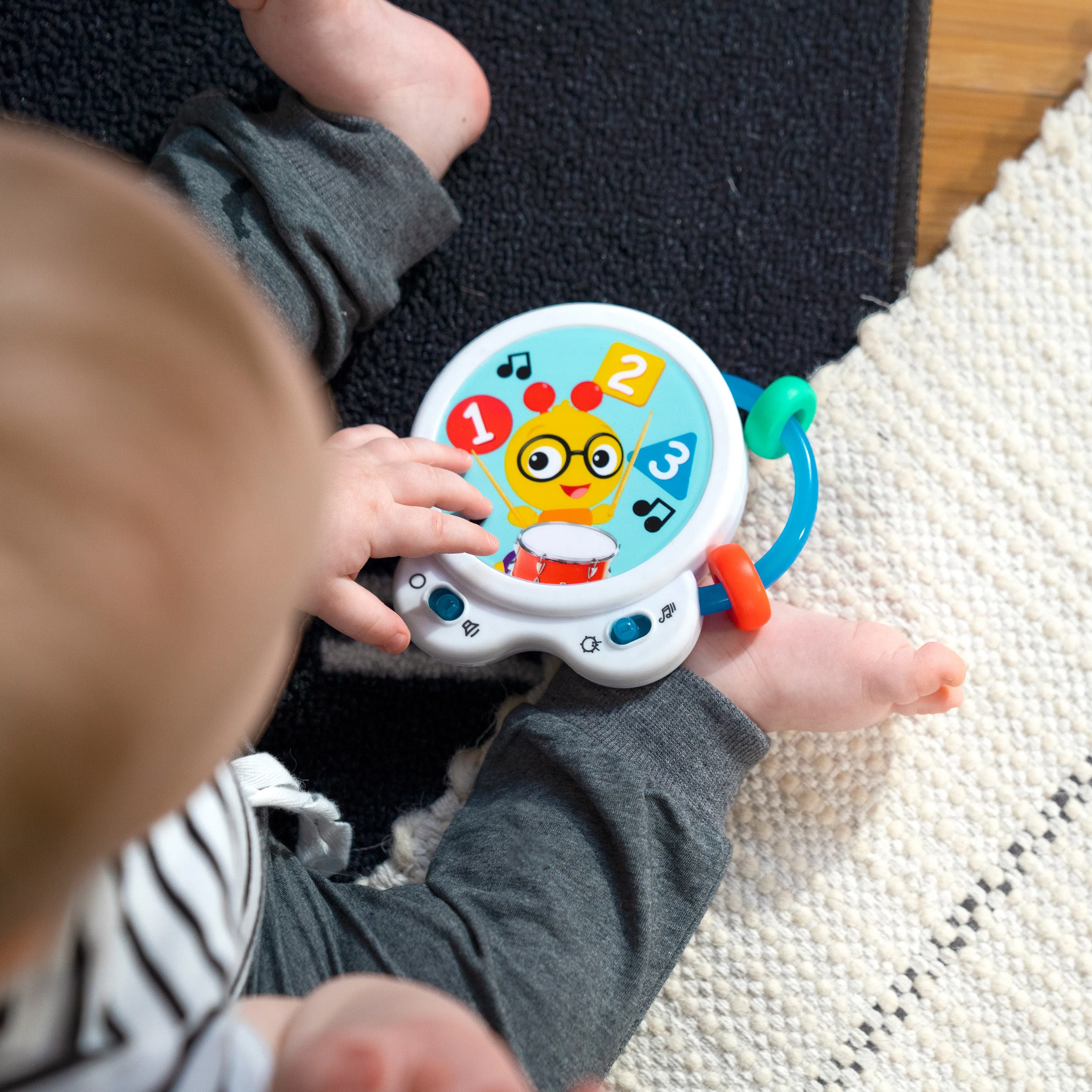 Baby Einstein Tiny Tempo Musical Toy Drum, Ages 3  months