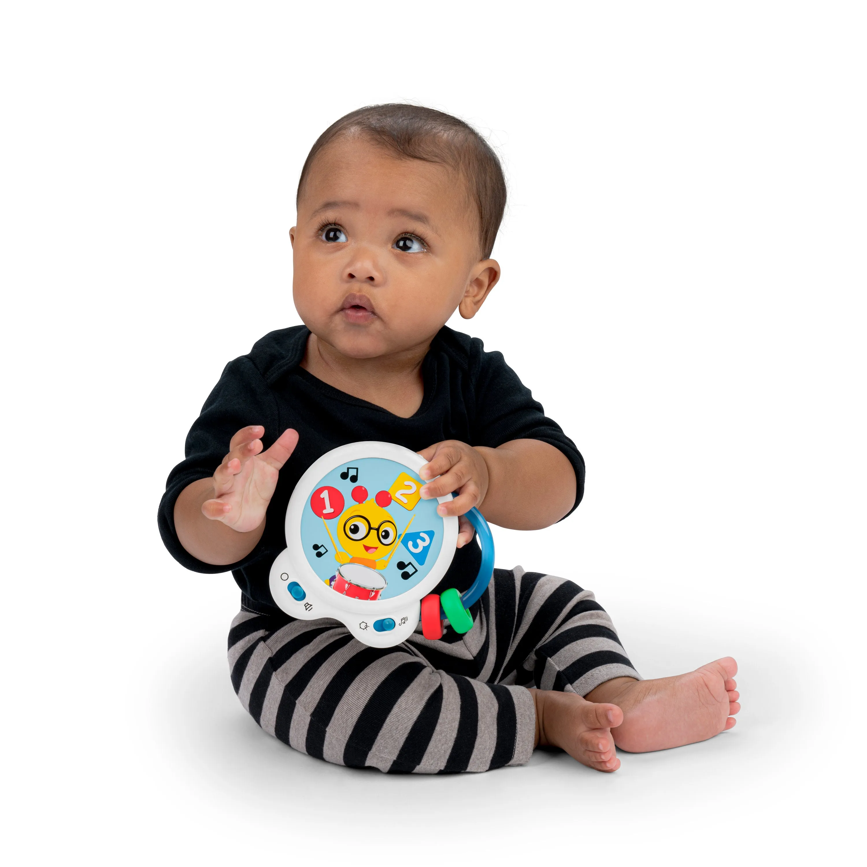 Baby Einstein Tiny Tempo Musical Toy Drum, Ages 3  months