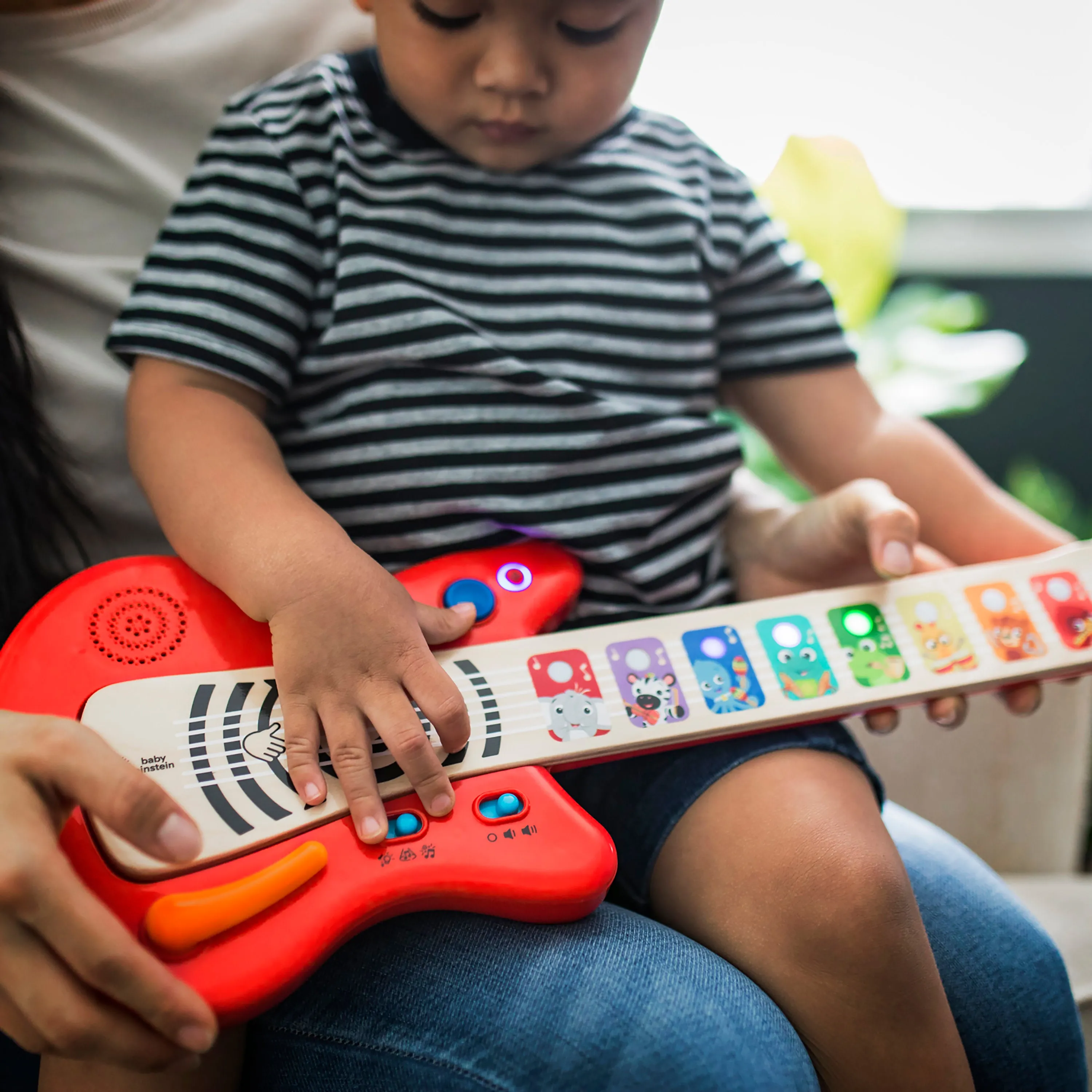 Baby Einstein Together in Tune Magic Touch Guitar Wireless Wooden Toddler Toy