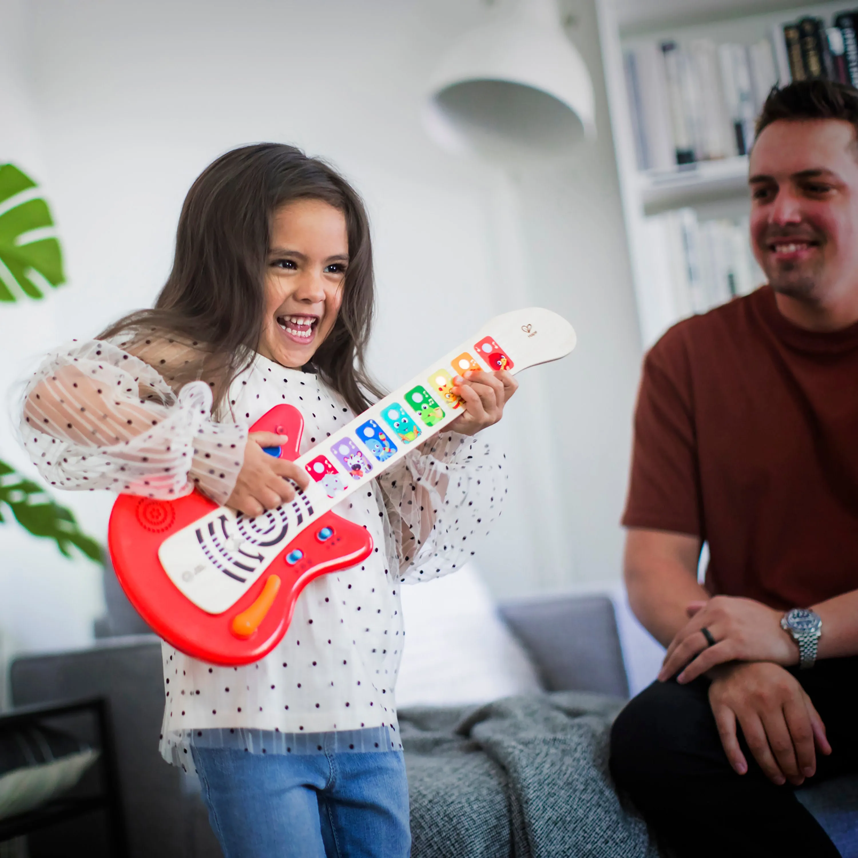 Baby Einstein Together in Tune Magic Touch Guitar Wireless Wooden Toddler Toy