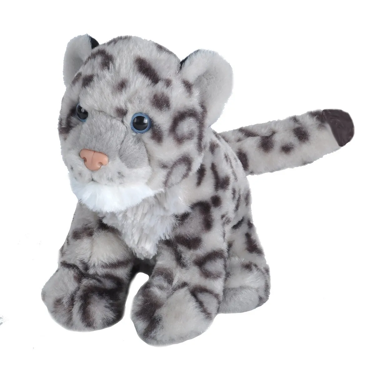 Baby Snow Leopard Stuffed Animal - 8"