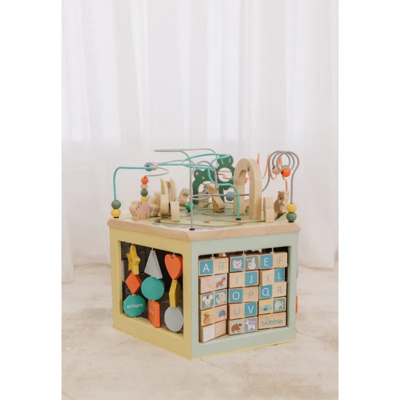 Bubble 7 in 1 Large Wooden Activity Centre