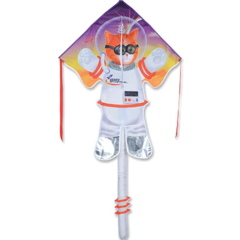 Catstronaut Large Easy Flyer Kite