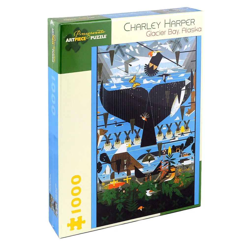 Charley Harper Glacier Bay 1000 Piece Jigsaw Puzzle