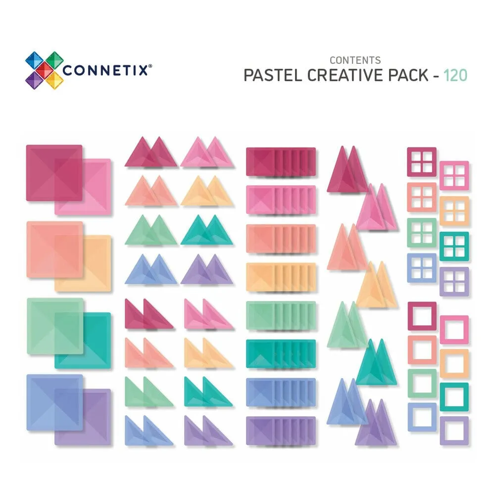 Connetix Pastel Creative Pack (120 pc)