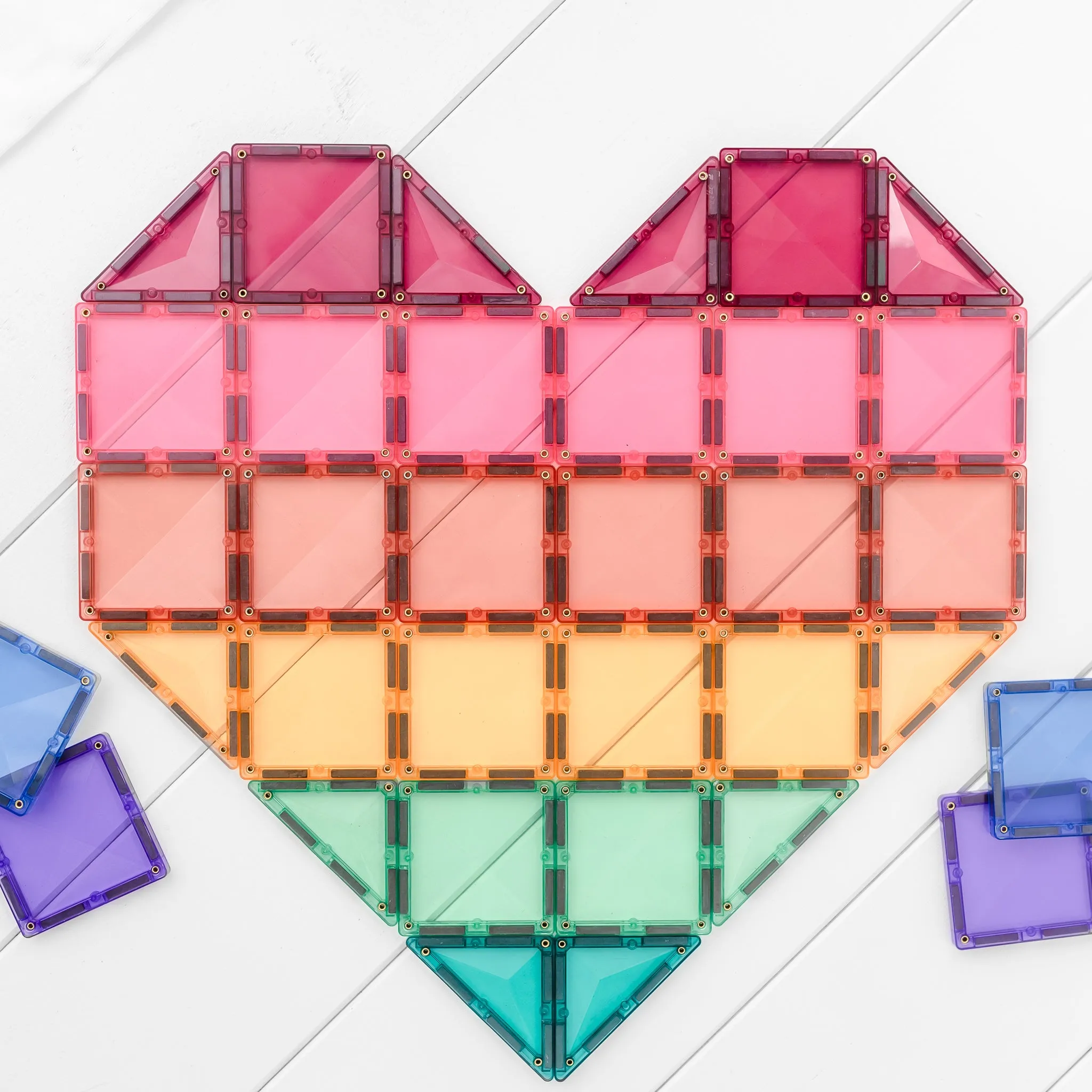 Connetix Tiles - 202 Piece Mega Pack - Pastel