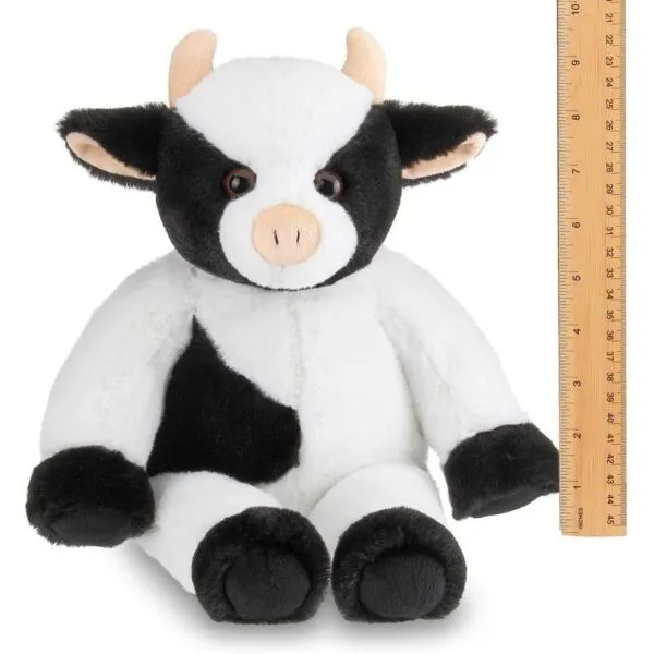 Cowlin Plush Stuffed Black and White Cow