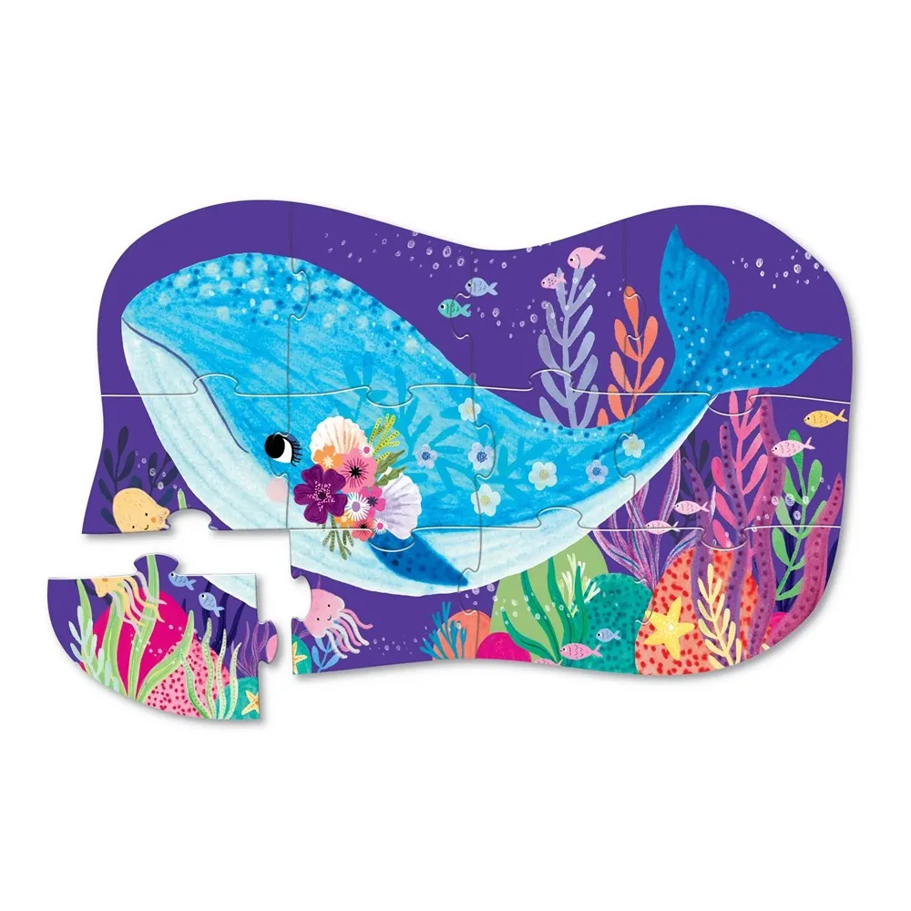 Crocodile Creek: 12pc Mini Puzzle Whale Wonder