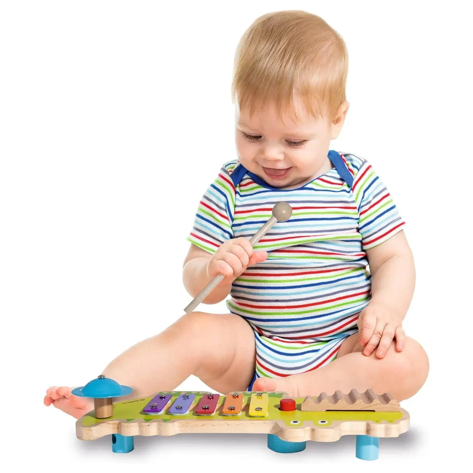 Eichhorn Musical Sound Table Xylophone Wooden Crocodile Toy