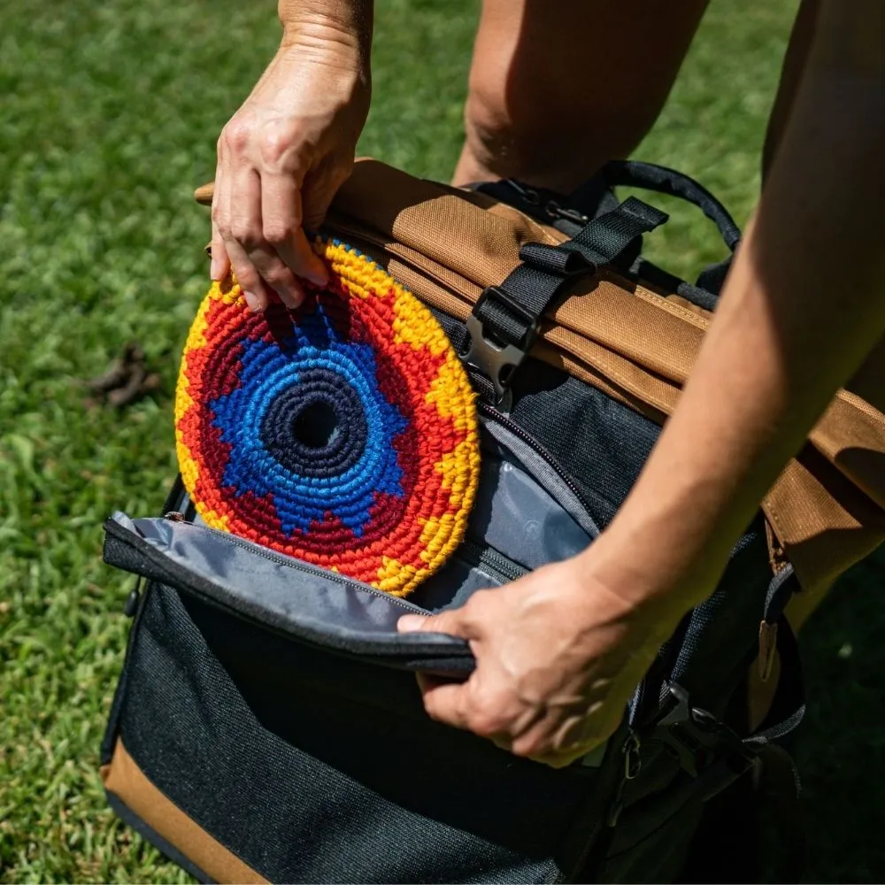 El Grande Hand-Crocheted Frisbee Disc - Caracol