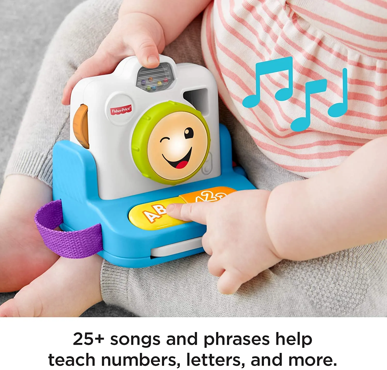 Fisher-Price Laugh & Learn Click & Learn Instant Camera Musical Toy