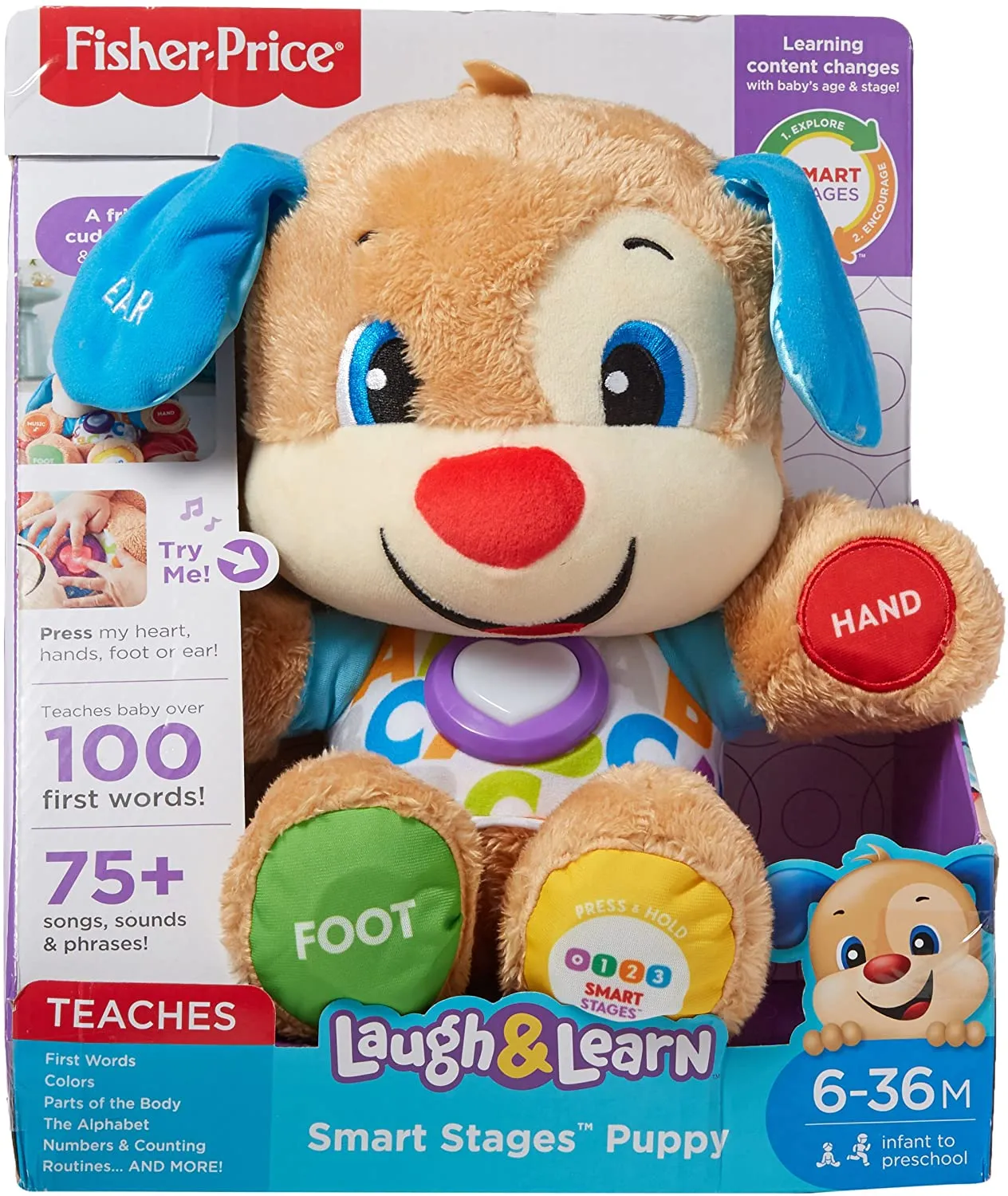 Fisher-Price Laugh & Learn Large Musical Plush Learning Toy.