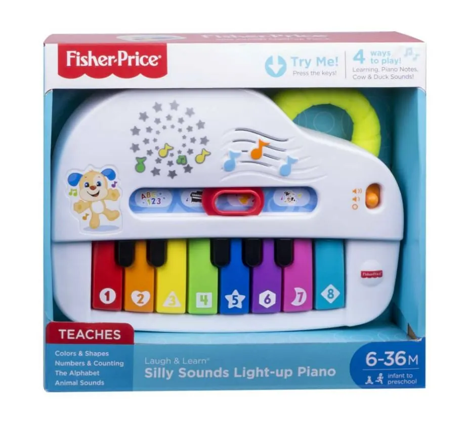 Fisher-Price Laugh & Learn Silly Sounds Light-Up Piano