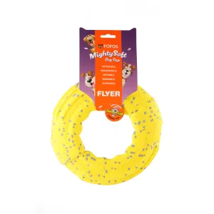 Fofos Super Lightweight and Durable Flyer Tug Toy for Dogs (Yellow)