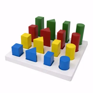 Geometric Peg sorting Board