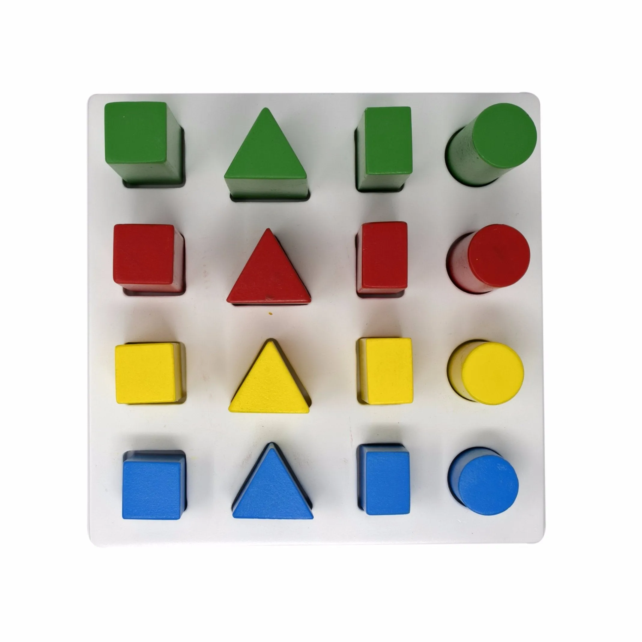 Geometric Peg sorting Board