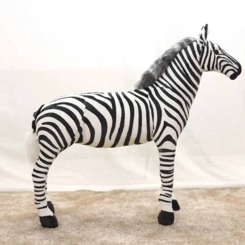 Giant Zebra Plush Stuffed Toy