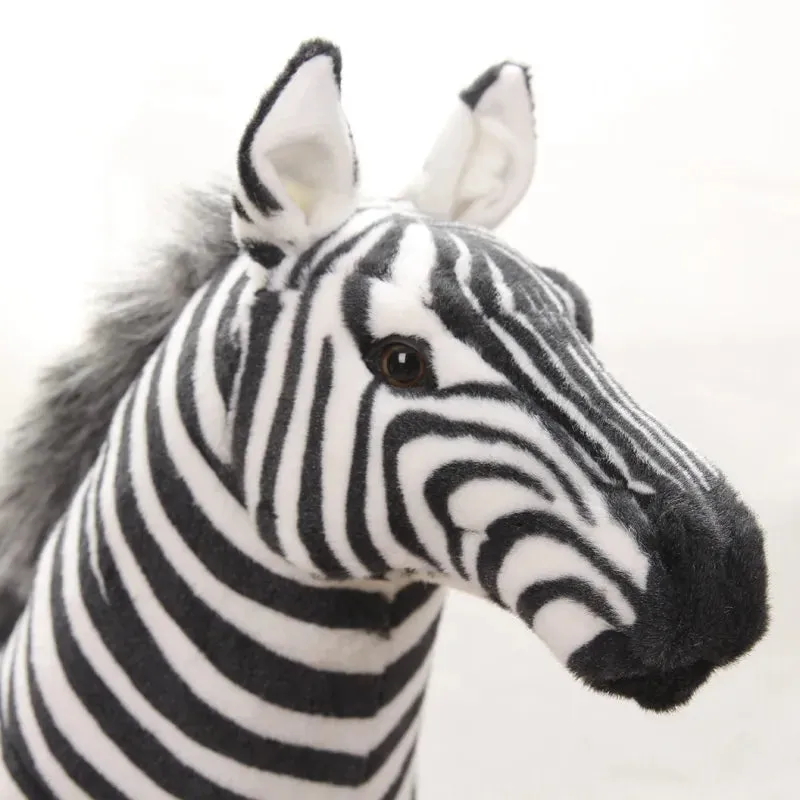 Giant Zebra Plush Stuffed Toy